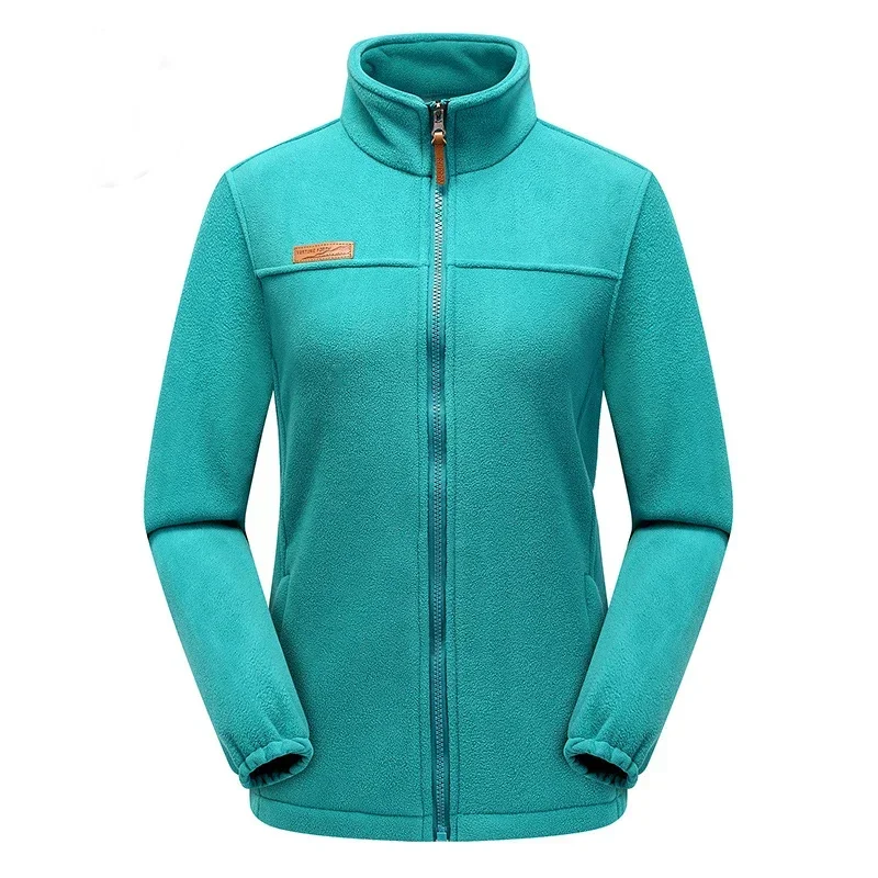 

Autumn Winter New Women Zipper Cardigan Sweatershirt Warm Coral Jacket Ladies Outdoor Running Fleece Coat Clothes