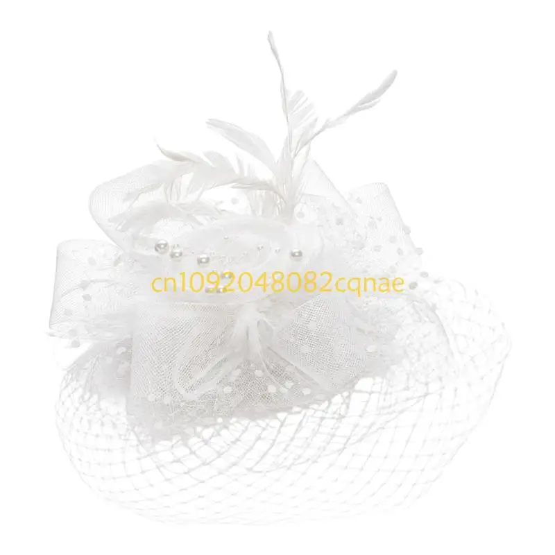Women's Mesh Net Fascinator Hat for Church Gatherings and Cocktails