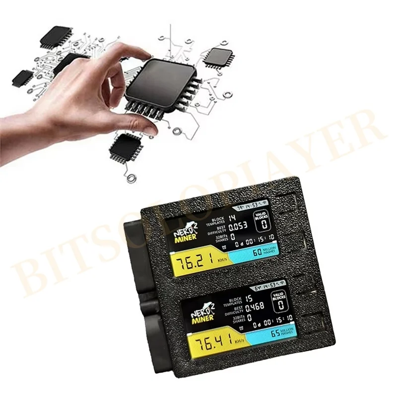 DIY NerdMiner S19 Mini Tiny 156KH/s Hashrate V1.6.3 Bitcoin หวย Miner BTC Solo Mining Miner คริสต์มาสของขวัญ