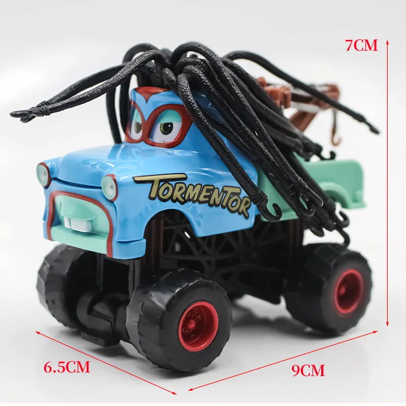 Disney Pixar Cars Lightning Mcqueen Tow Mater Mini véhicules alliage moulé sous pression modèle de voiture haute vélo enfants jouets pour garçons noël Gi