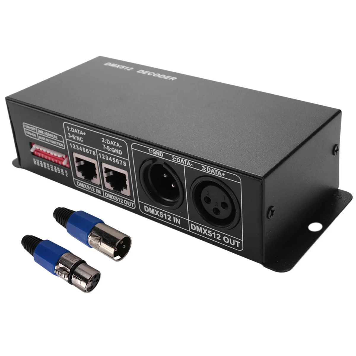 3CH DC12-24V RGBW DMX 512 Decoder LED Controller RGB LED DMX512 Decoder, DMX512-3CH HOT