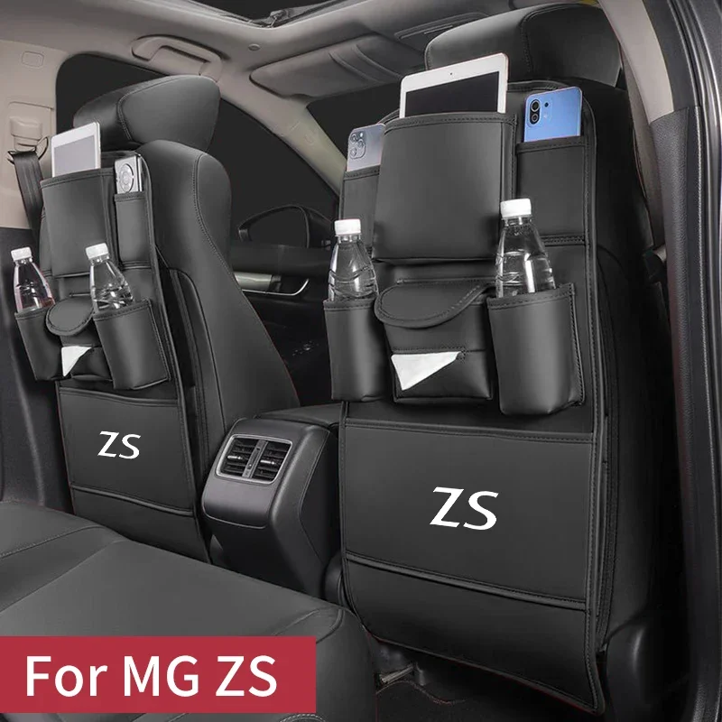 

For MG ZS Car Seat Anti Kick Pad Anti Dirt Leather Pad Car Seat Back Row Child Anti Kick Protection Pad