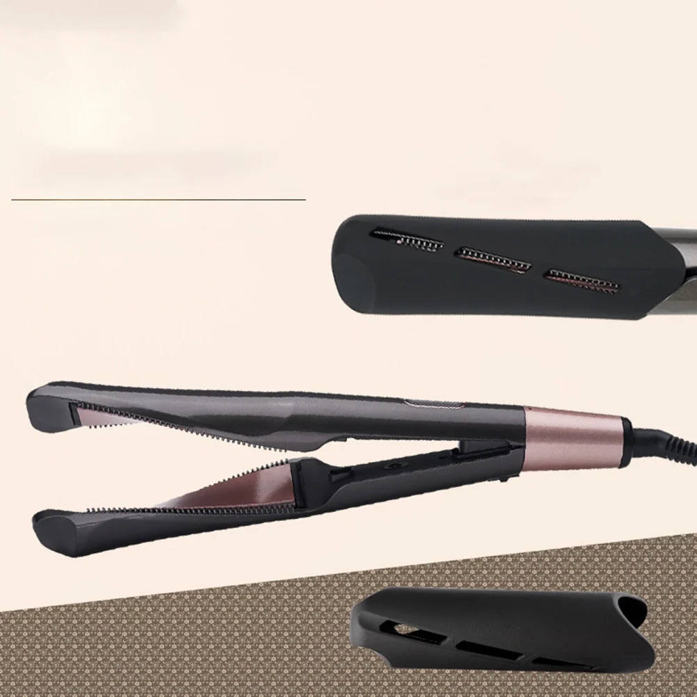 

2 In 1 Straightener Curler Ceramic Plates Adjustable Temperature Electric Styling Tool 360° Swivel Cord For Frizzy Coarse