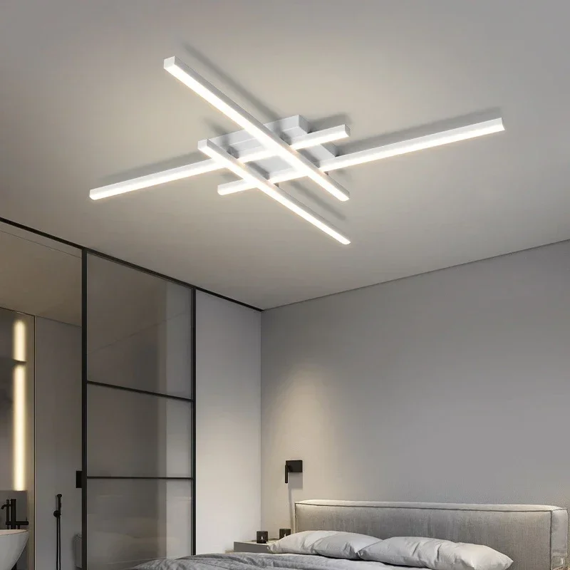 Imagem -03 - Moderno Led Luz de Teto Atmosfera Minimalista Longo 30 40 50cm Lâmpada para o Quarto Sala Estar Restaurante Villa Iluminação Interior