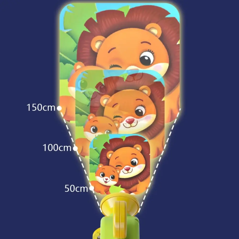 

Plastic Kids Handheld Projection Flashlight Puzzle Cartoon Pattern Children's Luminous Toys Interactive Early Education
