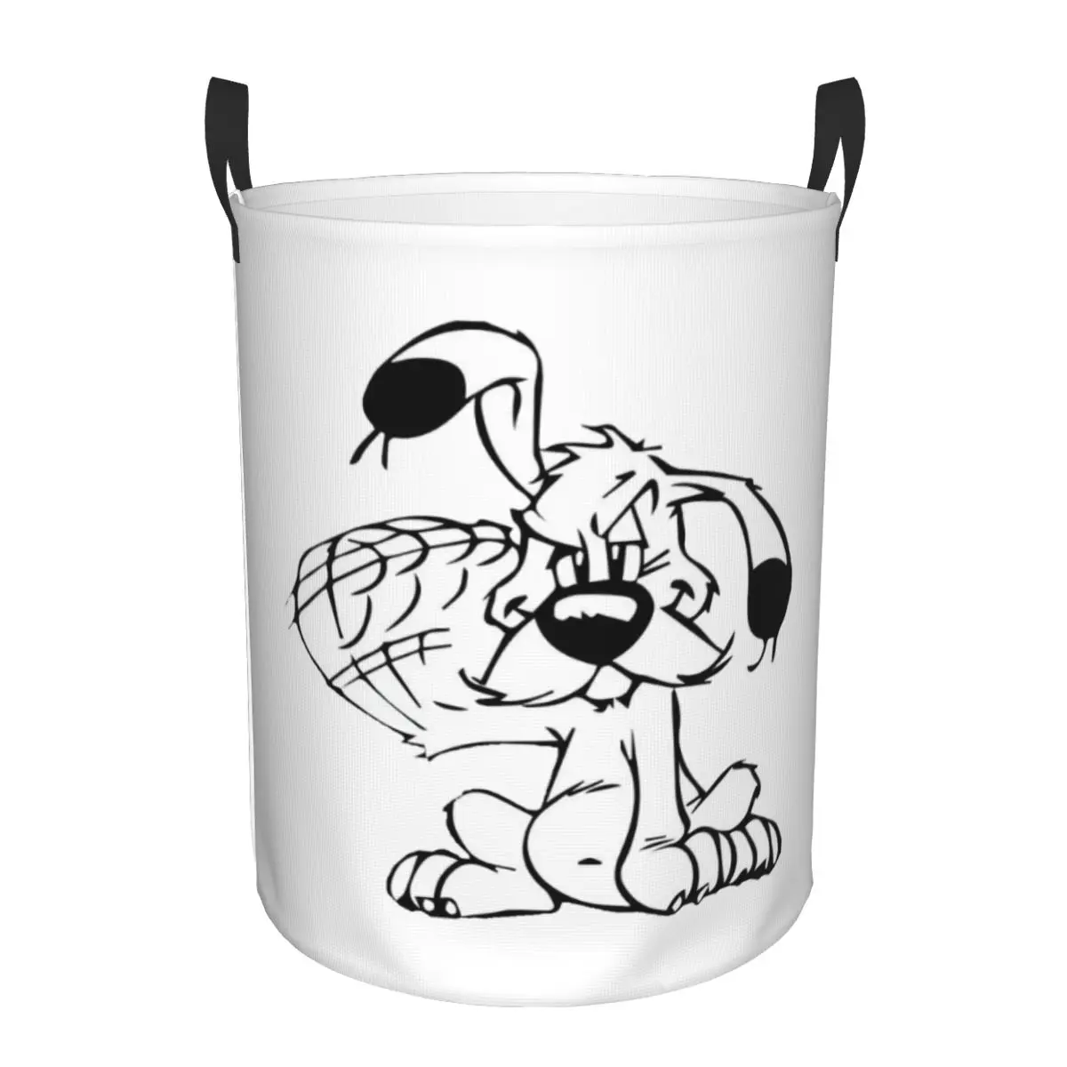 Custom Asterix And Obelix Laundry Basket Adventure Manga Getafix Dogmatix Clothes Hamper for Nursery Kids Toys Storage Bin