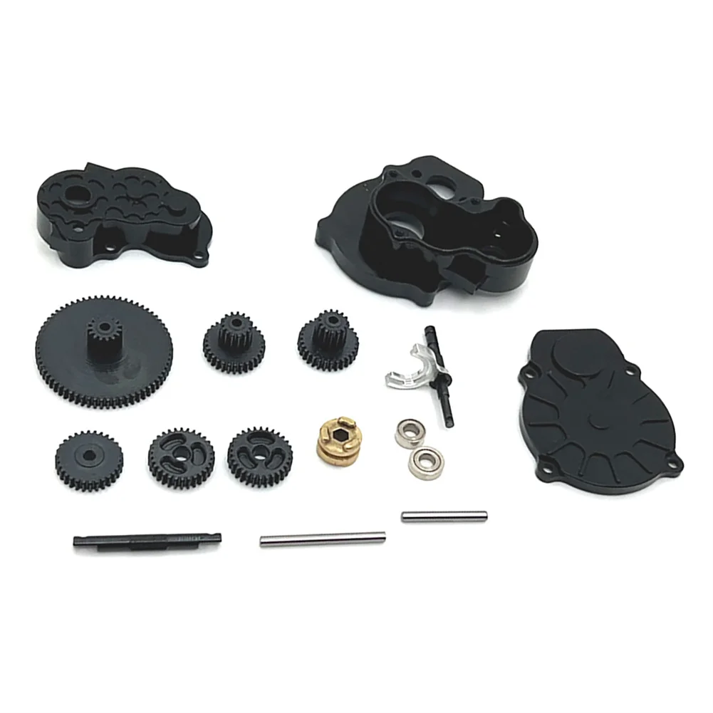 Para 1/24 FMS FCX24 FCX18 K5 rc coche actualización transmisión de Metal conjunto de caja de cambios