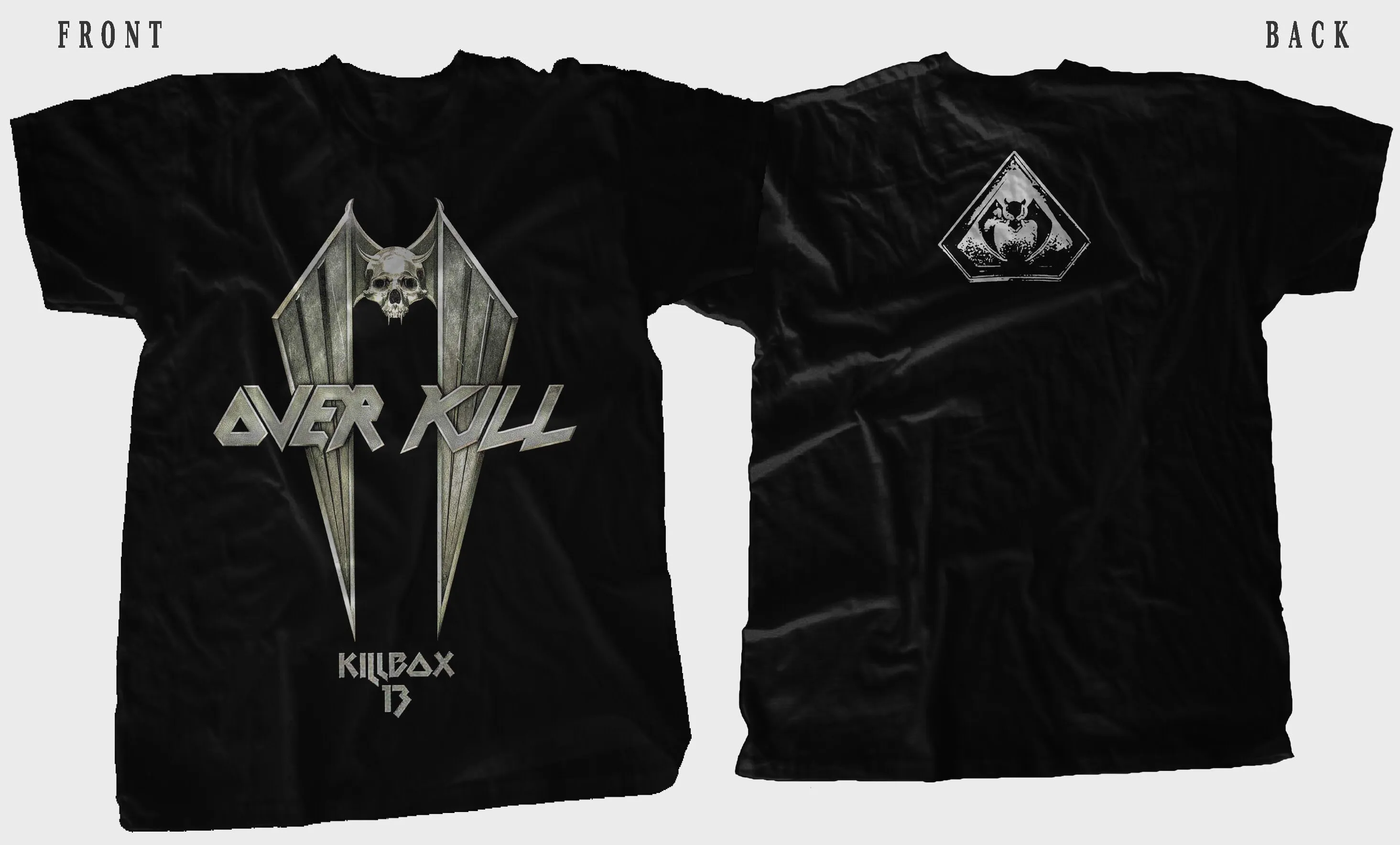 New Dtg/dtf Printed T-shirt OVERKILL Killbox 13 Size