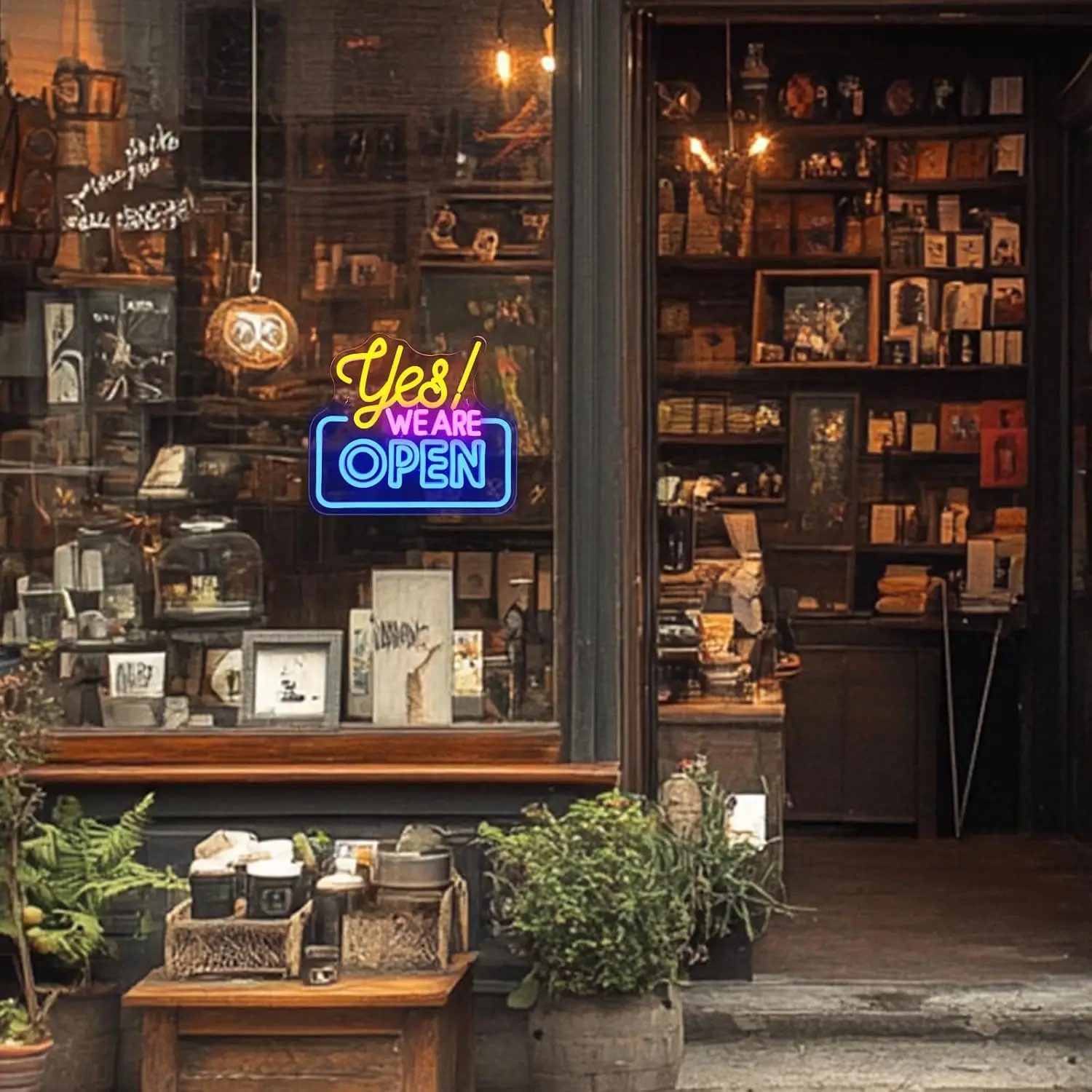 Open Neon Signs Dimmable Led Open Signs for Wall Decor Business Window Coffee Bar Kitchen Door Windows Shop Hotel Party