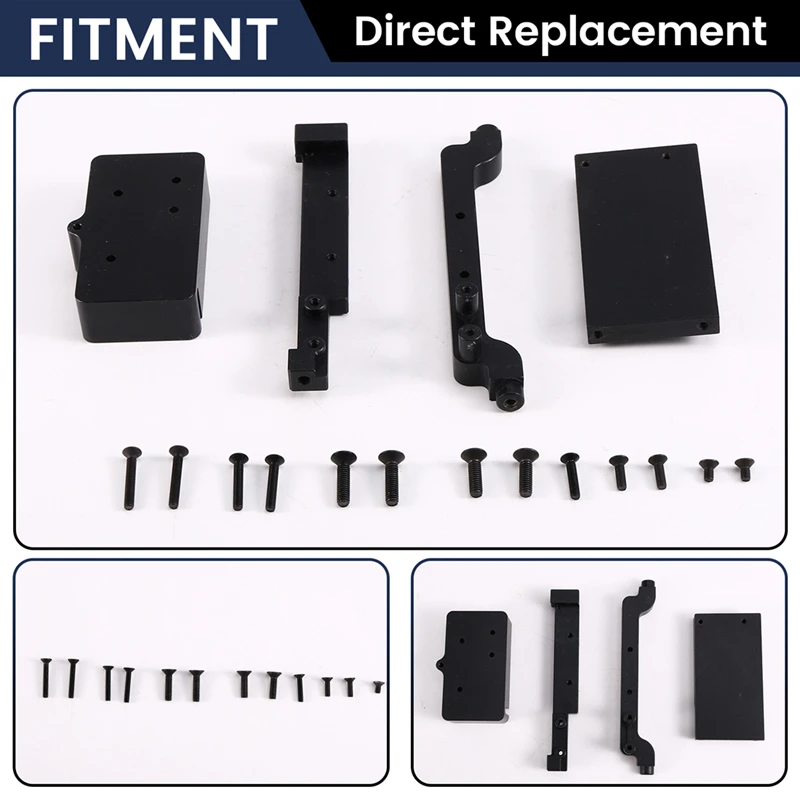 Metal Radio Receiver Equipment Box Kit For Axial SCX6 AXI05000 JEEP Wrangler AXI05001 Trail Honcho 1/6 RC Crawler Car