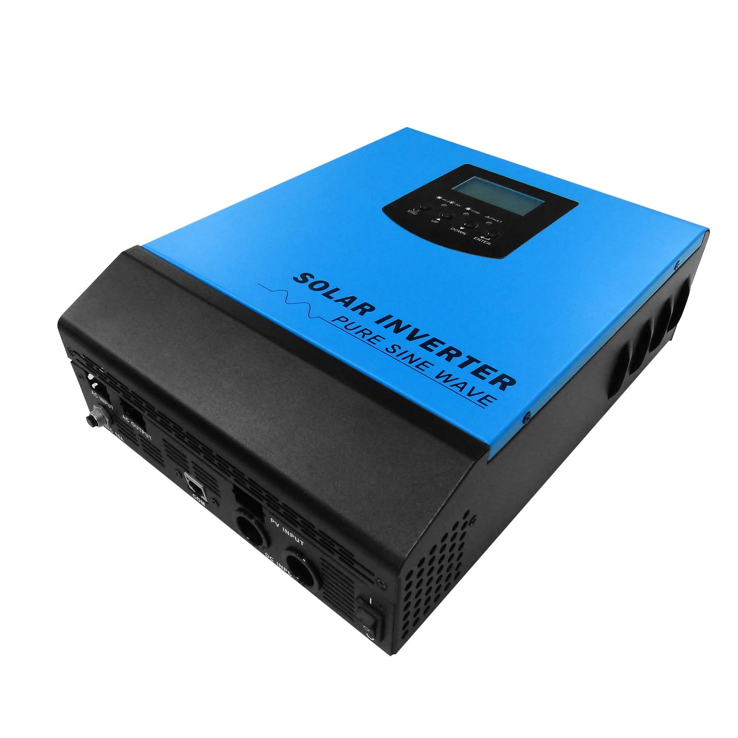 5KVA 5KW 5000W 48V 220V High Frequency Inverter DC To AC Pure Sine Wave Hybrid Solar Power Inverter With 60A MPPT Controller