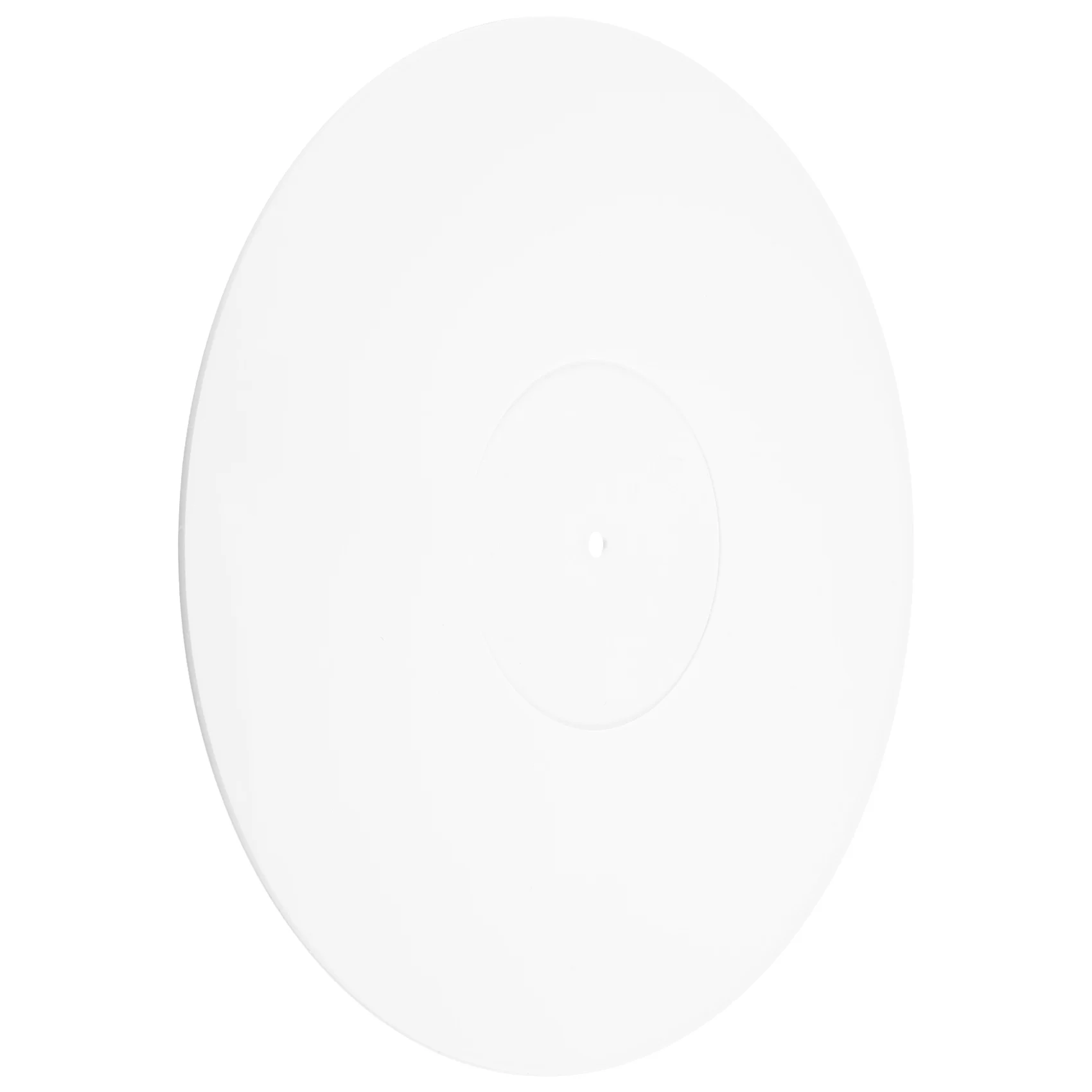 Sale Turntable Acrylic Slipmat for Vinyl LP Record Players - 2.5mm Thick Provides Tighter Bass - 12Inch Platter Mat (White)