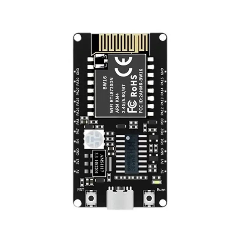 N82R BW16-Kit Development Board RTL8720DN Dual-Band Wi-Fi Low-Power Bluetooth BLE Module Type-C Interface