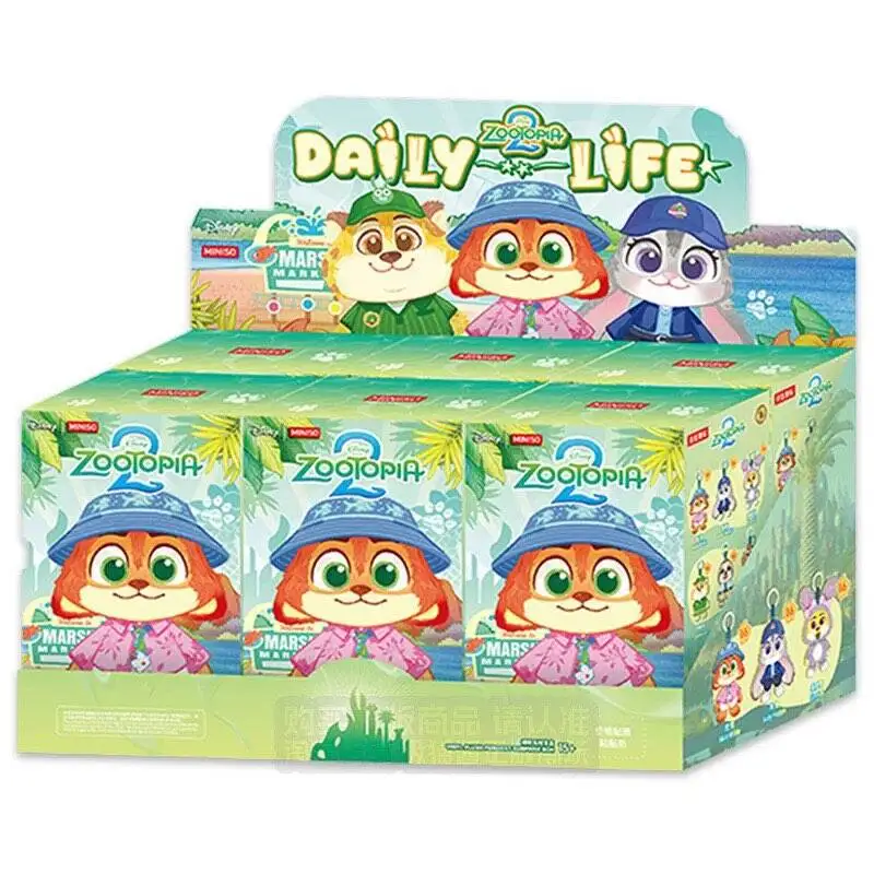 

Новая серия коллекционных виниловых брелоков-сюрпризов Disney Zootopia 2: жители города, третье поколение