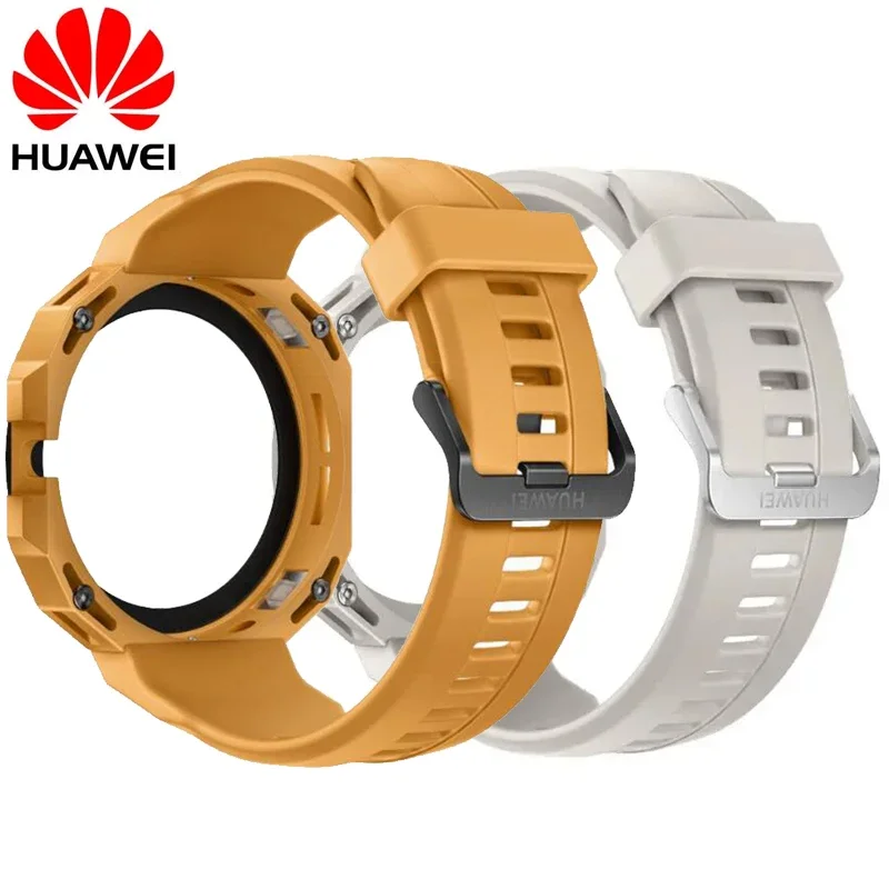 HUAWEI WATCH GT Cyber Flicker Case,Huawei Original Rubber Strap, Modified Strap Advanced Sports Fashion Official Watch Accessory