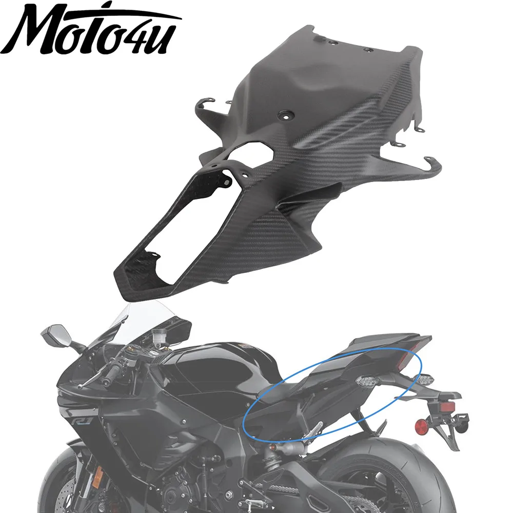 For Yamaha YZF-R1 R1M 2015 2016 2017 2018 2019 2020 2021 2022 Carbon Fiber Rear Lower Tail Bottom Tray Panel Cover Fairing Cowl