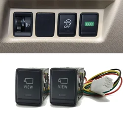 1PC Camera Push Switch Car Orange LED Light Camera View Control Button Switch for Nissan Teana Sylphy Qashqai X-TRAIL