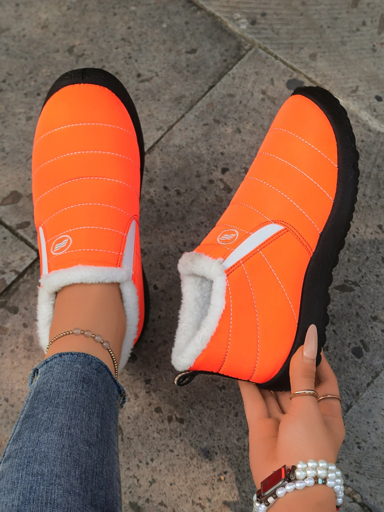 Damen-Winterstiefel 2025: Neue wasserdichte Plüsch-Schneestiefel für Damen – Warmhaltend, im Angebot mit kostenlosem Versand – Detail 17
