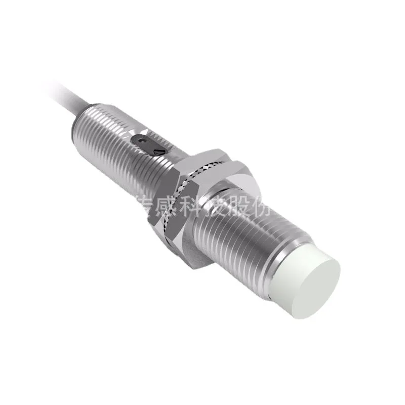 CR12CN04DNO Proximity Switch Non Buried 2mm PVC Lead 4mm Metal Cylindrical Capacitive Sensor