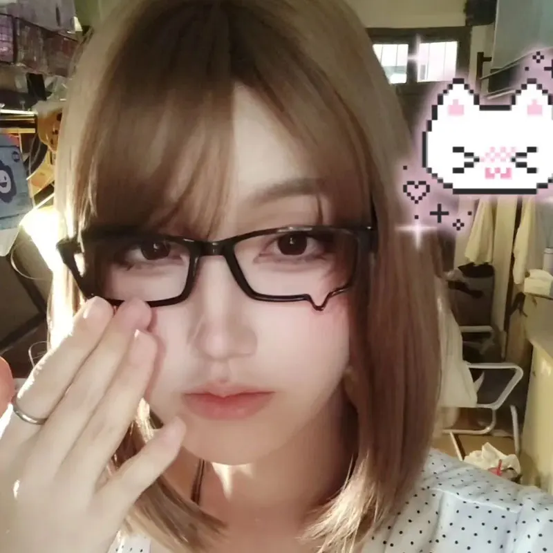 

Y2K плачущие слезы аниме оправа субкультура очки в полурамке без линз Kawaii модные очки для косплея на Хэллоуин аксессуары