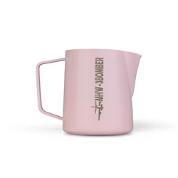 MHW-3BOMBER-Stainlessステンレス鋼のミルク泡立てピッチャー、cappuccinoラテart jug、シックなホームバリスタアクセサリー、500 600ml