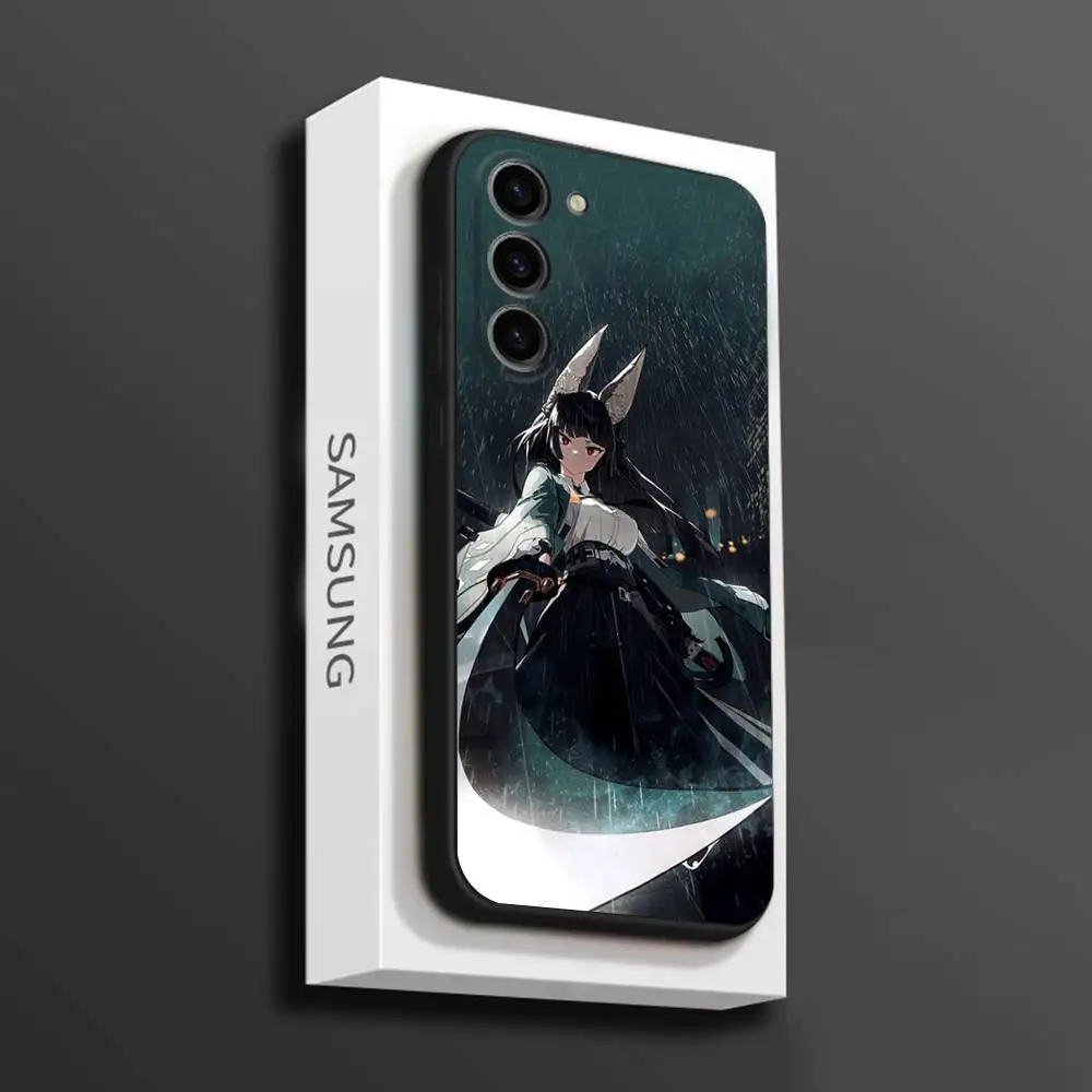 حافظة هاتف H-Hoshimi M-Miyabi ZZZ لهاتف سامسونج جالاكسي A 73,72,51,53,52,71,22,5G,Note,J7,8,9 غطاء أسود ناعم