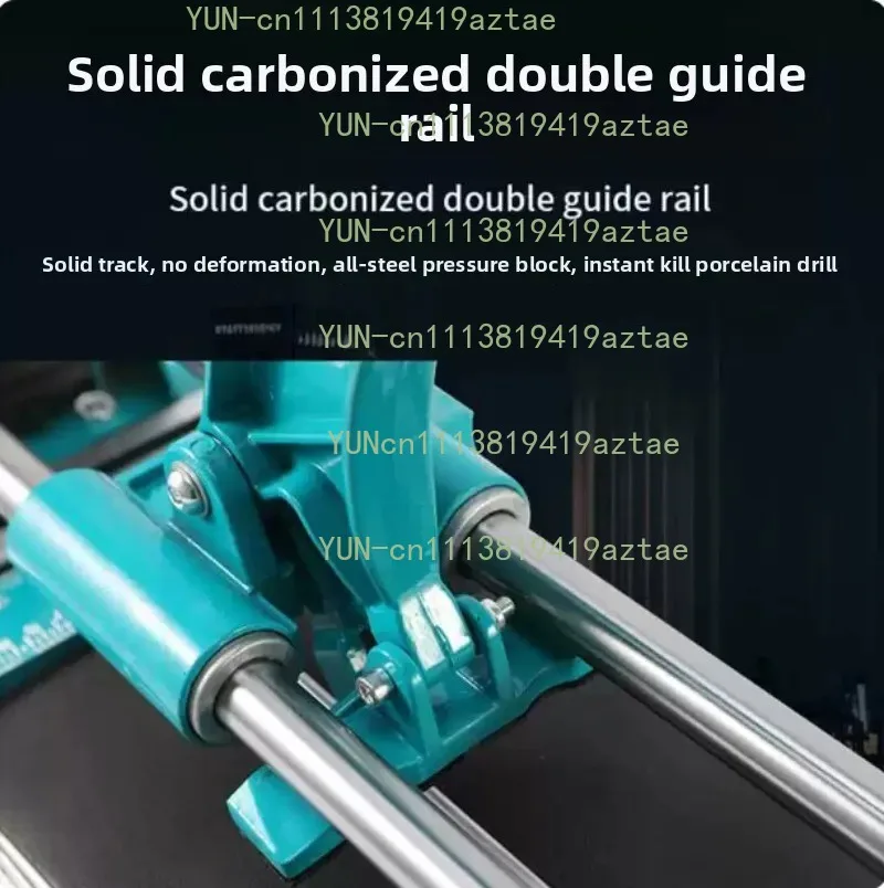 Dual track manual tile cutting machine, lightweight aluminum alloy push blade, marble tile cutting tool, all body tile cutting