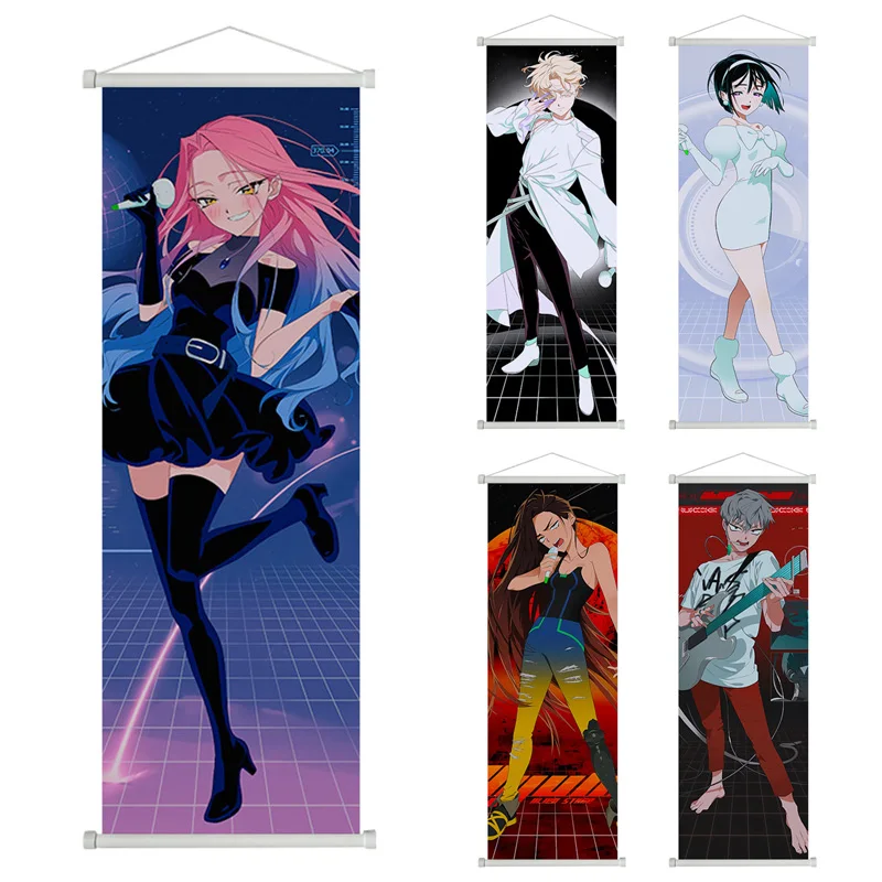 Wiszący zwój plakat ALIEN STAGE gry tapeta grafika ścienna obraz na płótnie drukowana dekoracja wnętrz sztuka do gier prezent