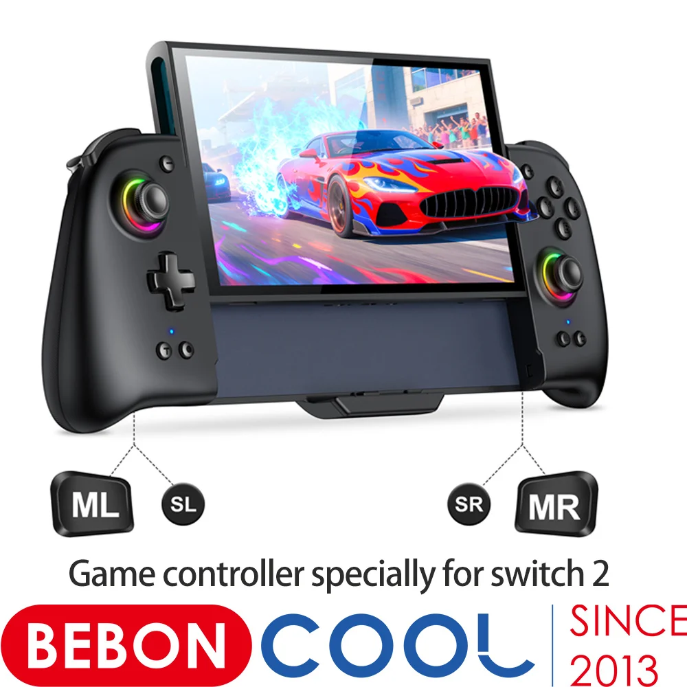 

Беспроводной игровой контроллер BEBONCOOL с Bluetooth для Switch 2, с джойстиками на эффекте Холла
