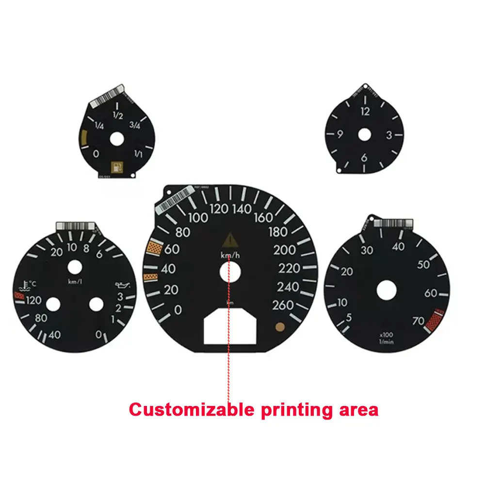 Ein Satz Messgeräte für das Mercedes W140 Instrumentencluster, Autoteile und Zubehör – Detail 3