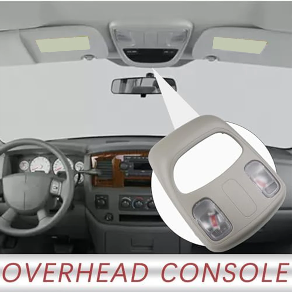 

Beige Car Reading Light Map Lamp ABS Material Wear-resistant Non-deformation Quick To Install For RAM 2500 2006-2010