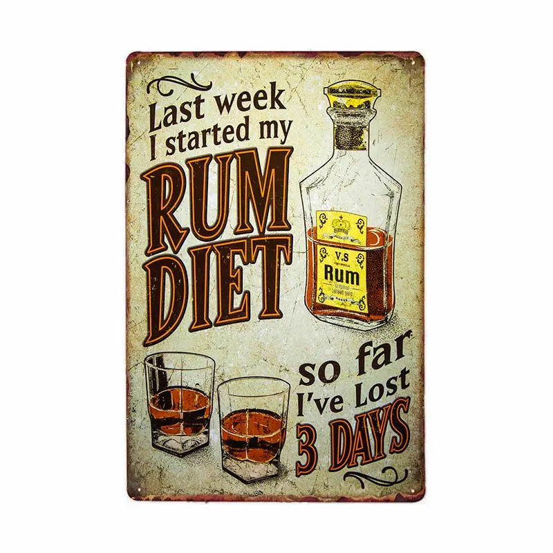 COLD BEER-Decorative Metal Signs, Retro Plaque, Home Decor, Bar Decor, Pub, Cafe, Brewery, Wine, Rum Wall Art Posters, N046