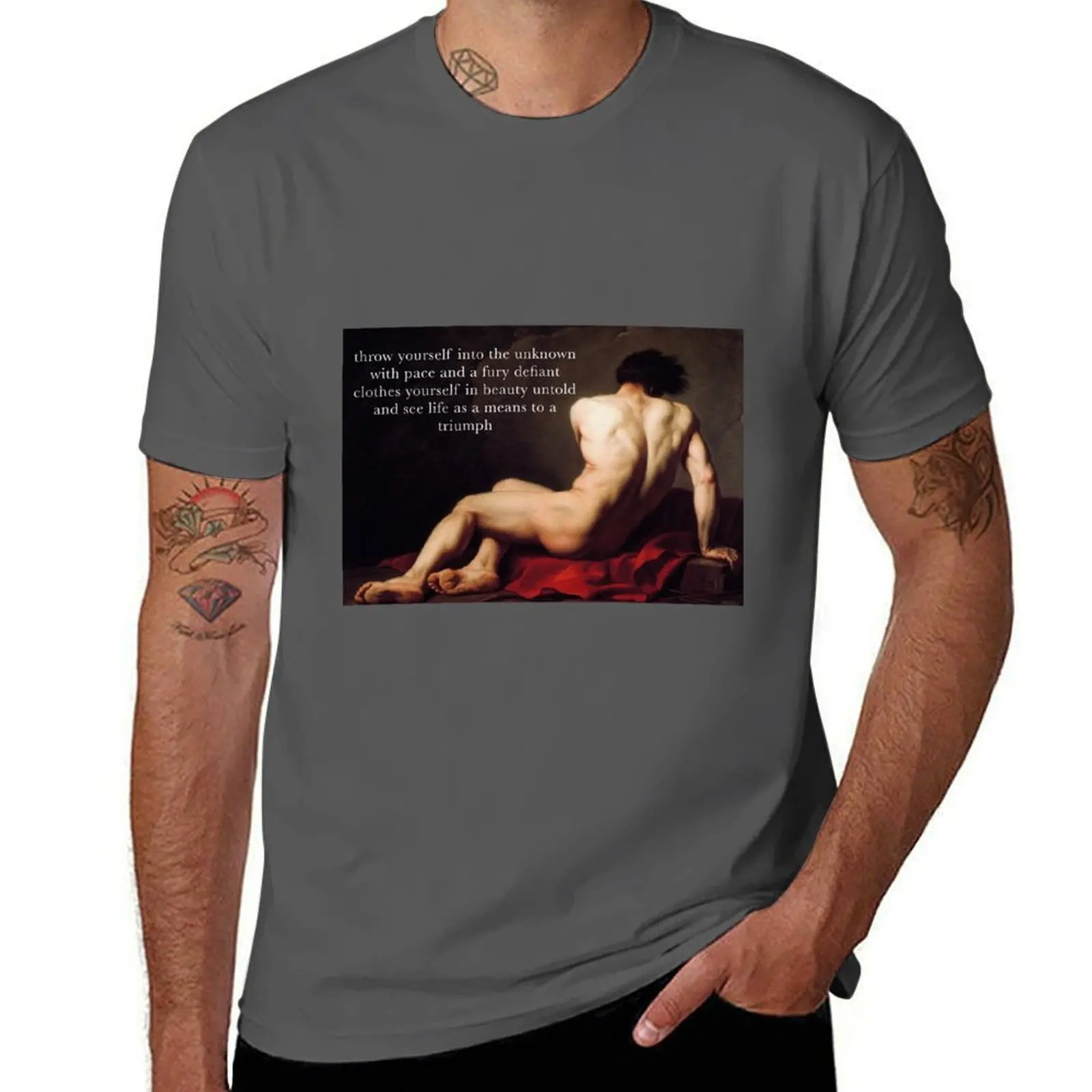

Patroclus Achilles Come Down 2 T-Shirt Comfortable Workout Short Sleeve Shirt