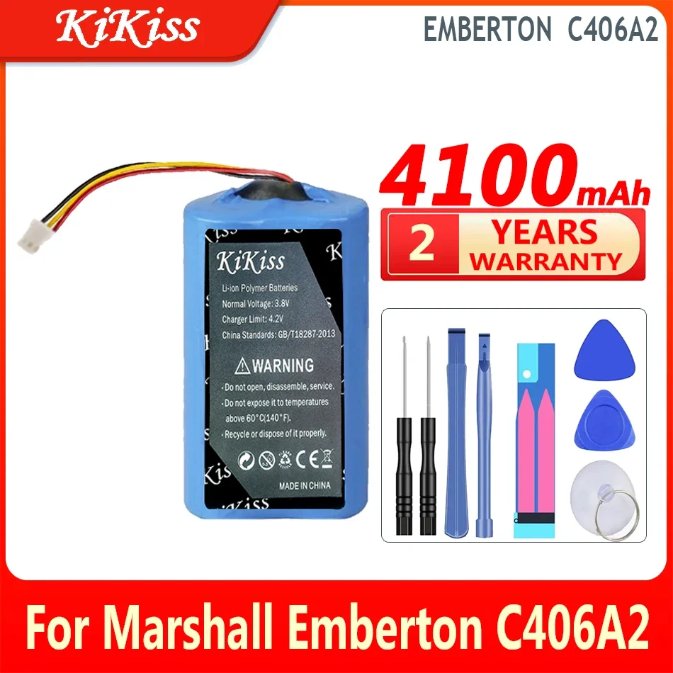 

KiKiss Battery For Marshall Emberton PT18650-2S C406A2 C406A3, 3100mAh/4100mAh, High Capacity