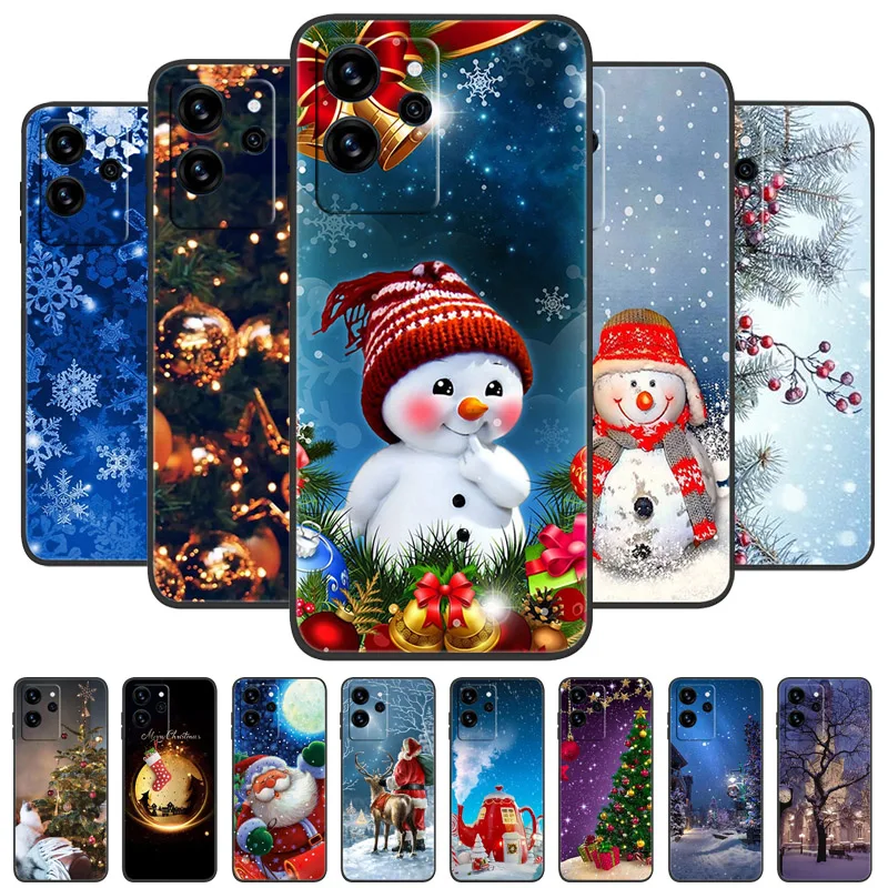 Christmas Silicone Soft Case for Oukitel C35 C36 C22 C31 C21 C32 C33 C18 Pro Cover Bumper for Oukitel c36 C35 Cute Bumper Funda