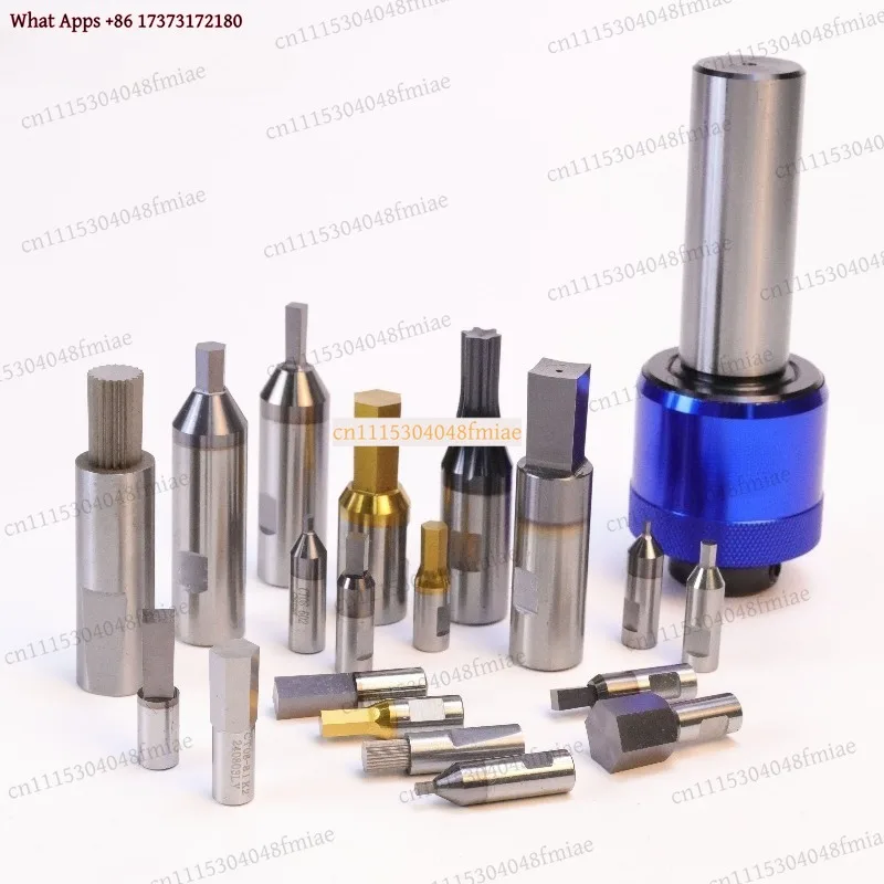 8mm Inner Hex Rotary Punch 1.2-12mm Hexagon Broach Head External Hex Punching Tool Rotated Cutter