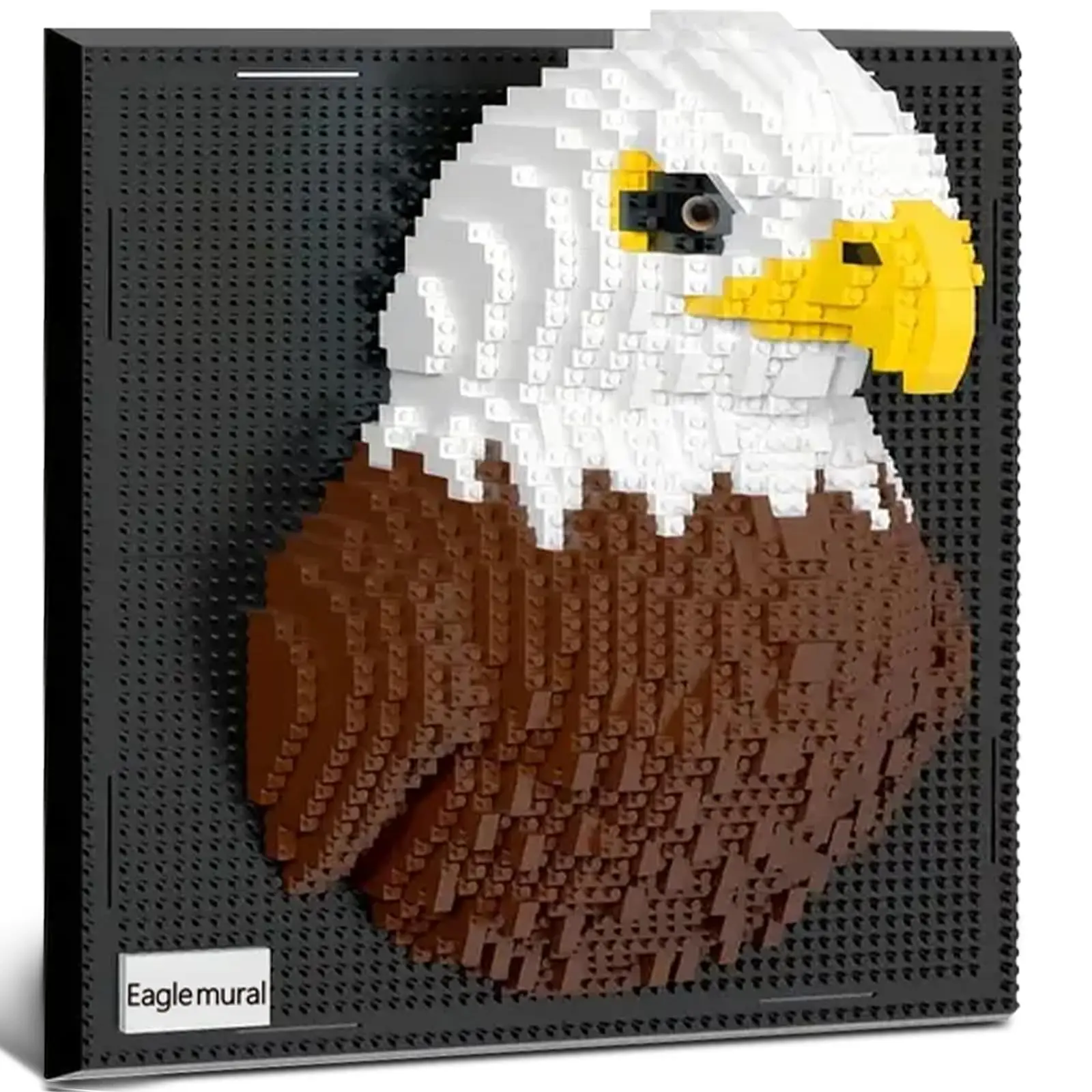 

3D Wall Art Eagle Bird Animal Miniature Building Blocks Set for Adults, Unique Home Wall Decor or Desktop Display, Creative Gift