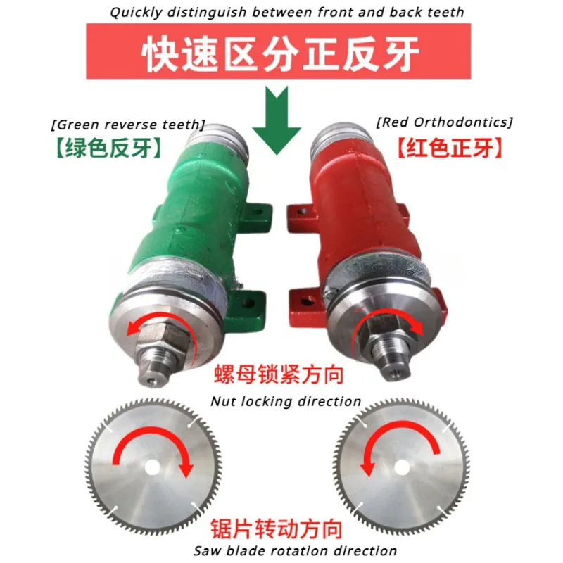 Woodworking Machinery Spindle, 206 Saw Machine Shaft, Push Table Saw, Circular Saw Spindle, Extended Bearing Seat