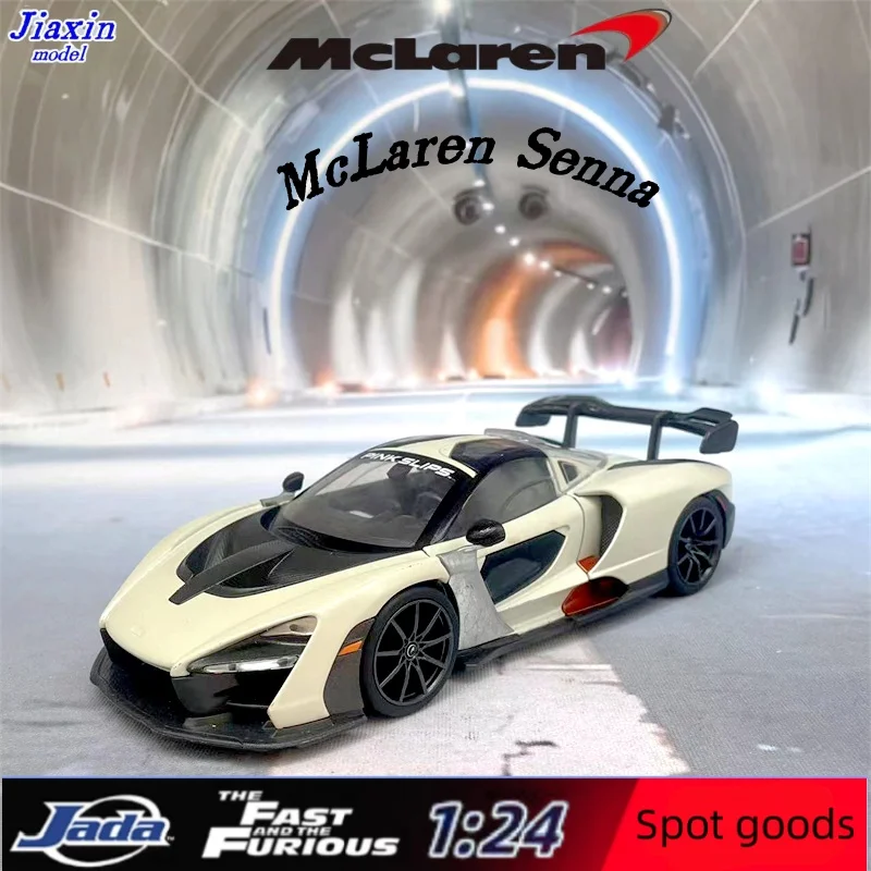 JADA 1:24 Fast and Furious McLaren Senna original sports car modified alloy model decoration collection