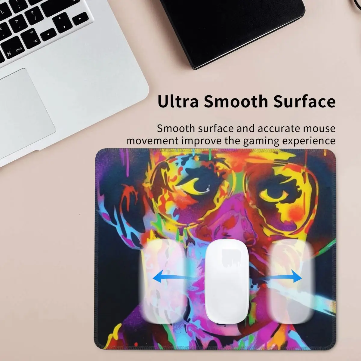 Ketakutan dan Kebencian Di Las Vegas Alas Mouse Seni Alas Mouse Keyboard Komputer Alas Meja Laptop PC Gamer Alas Meja Aksesori Kantor