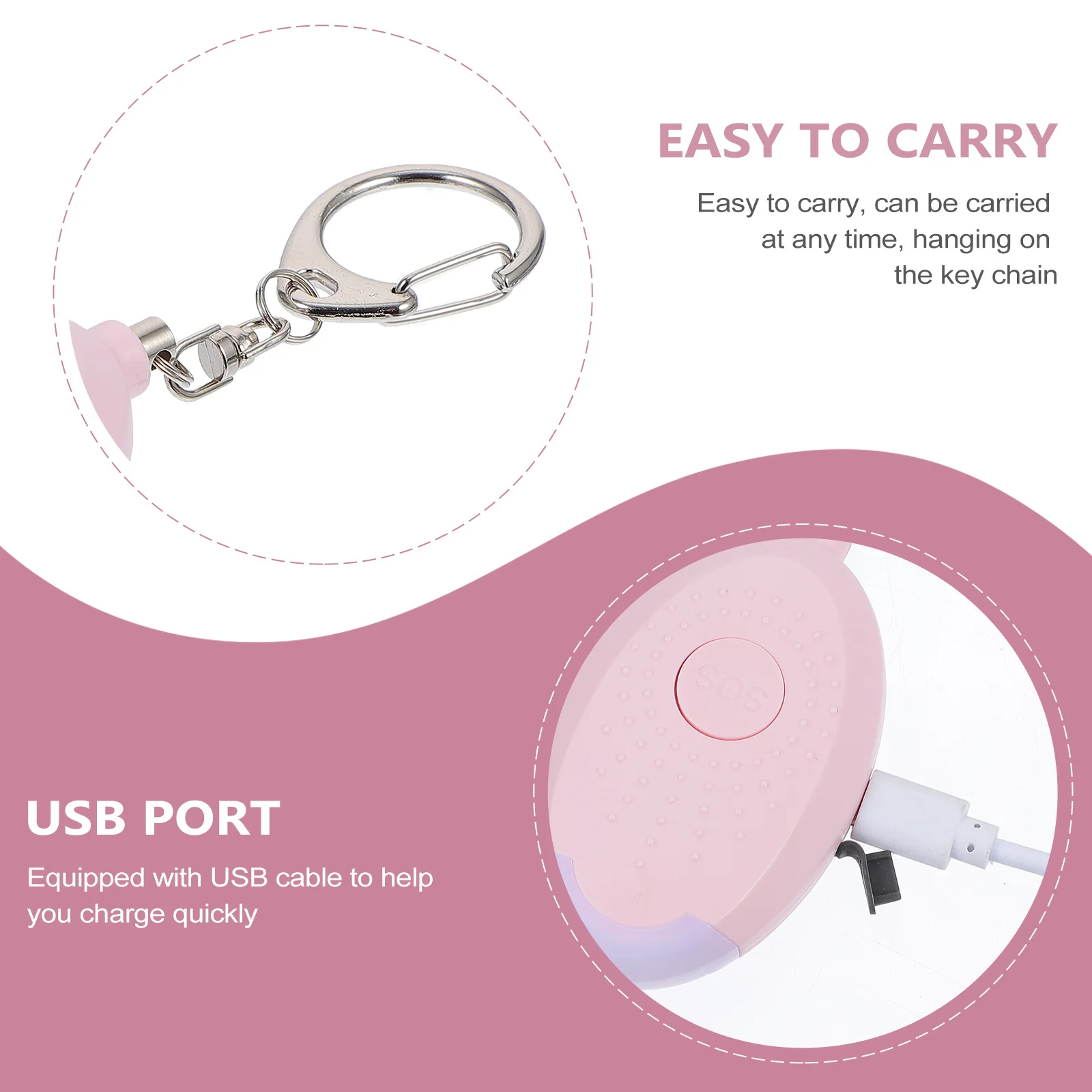 

130 дБ аварийная персональная охранная сигнализация со светодиодной подсветкой для женщин, противоугонная сигнализация, устройство для улицы, ночного бега, путешествий