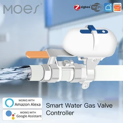 Tuya Smart WiFi/ZigBee Wasser Gas Pipeline Automatische Abschaltung Ventil Controller Smart Leben APP Fernbedienung Mit Alexa google Hause