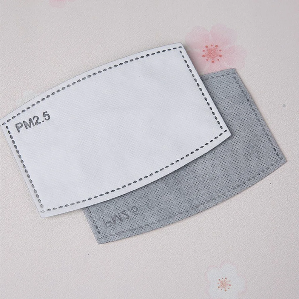 20 قطعة قناع مرشح إدراج 5 طبقات. 5 الكربون المنشط استبدال مكافحة الغبار التلوث الضباب حماية الدخان للكبار
