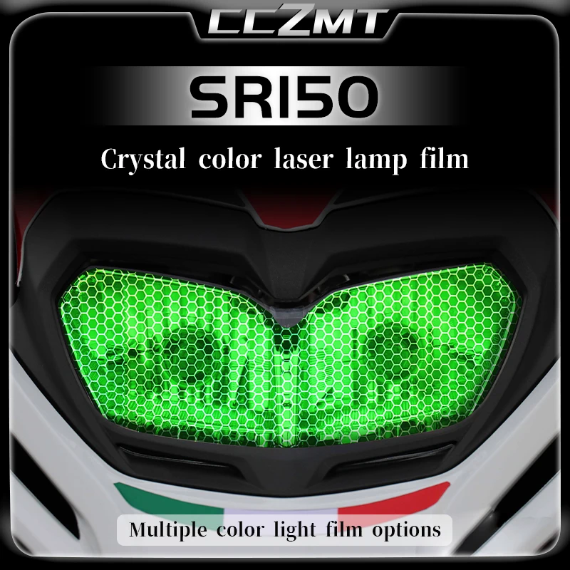 

For aprilia SR150 headlight tail light film honeycomb laser transparent protective film accessories modification