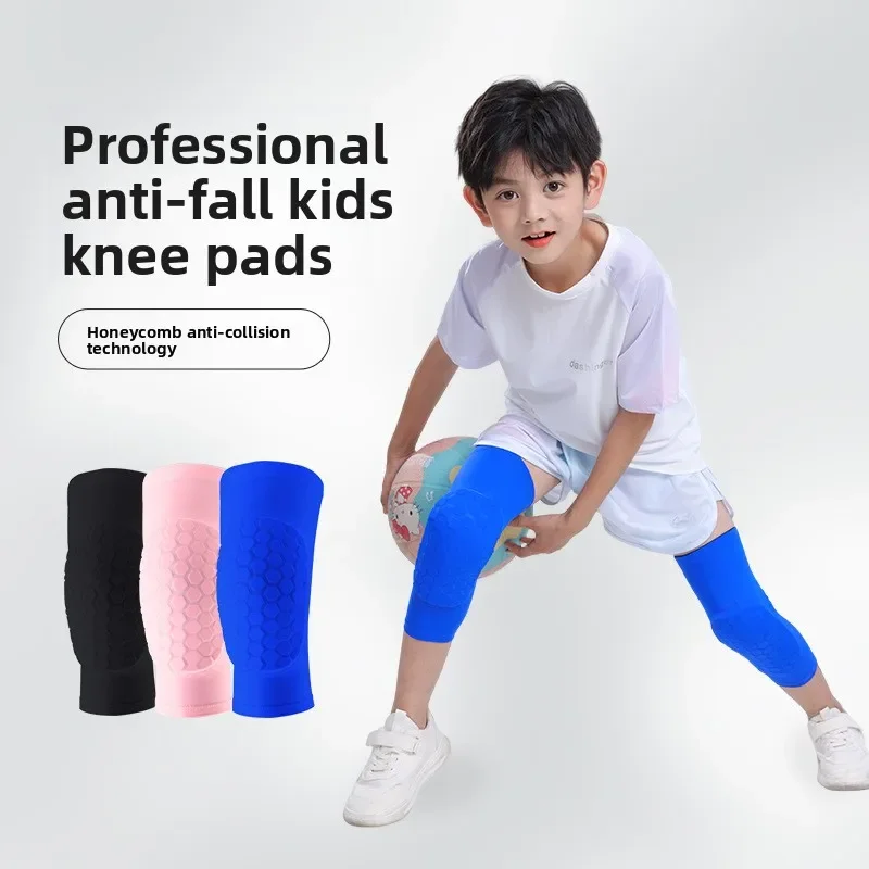 Kids Anti Collision Basketball Knee Pads Professional Sports Protection Boys Girls Soccer Running Cycling Gear