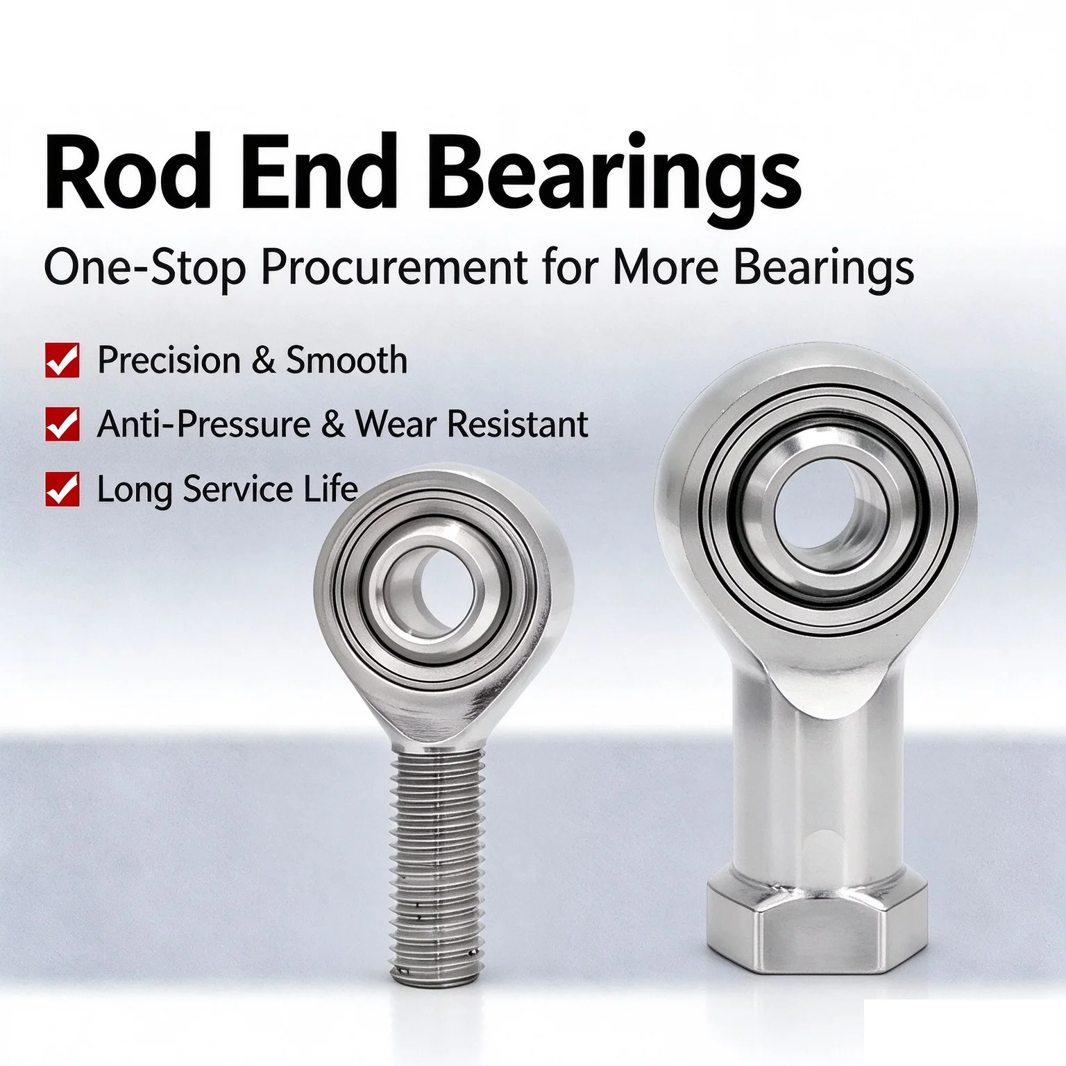 Universal Ball Joint Male Female Thread Left Fish Eye Rod End Bearing SI SIL SA SAL 3 4 5 6 8 12 14 16 18 20 22 25 28 30T/K