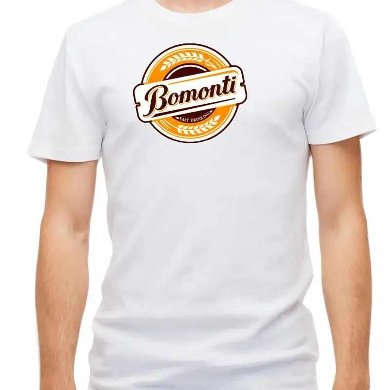 Bomanti Turkish Beer White T Shirt Men