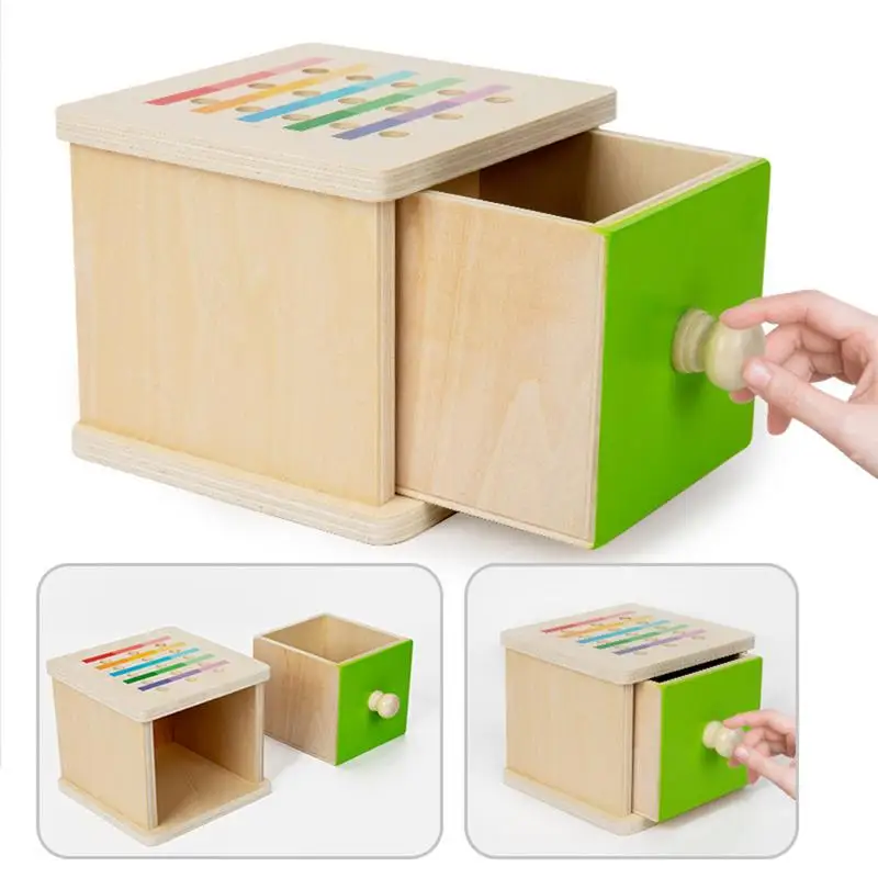 Juguetes de clasificación de colores, caja de clasificación de colores, juego sensorial de madera, actividades de aprendizaje preescolar, juguetes educativos, habilidades motoras finas para Bo