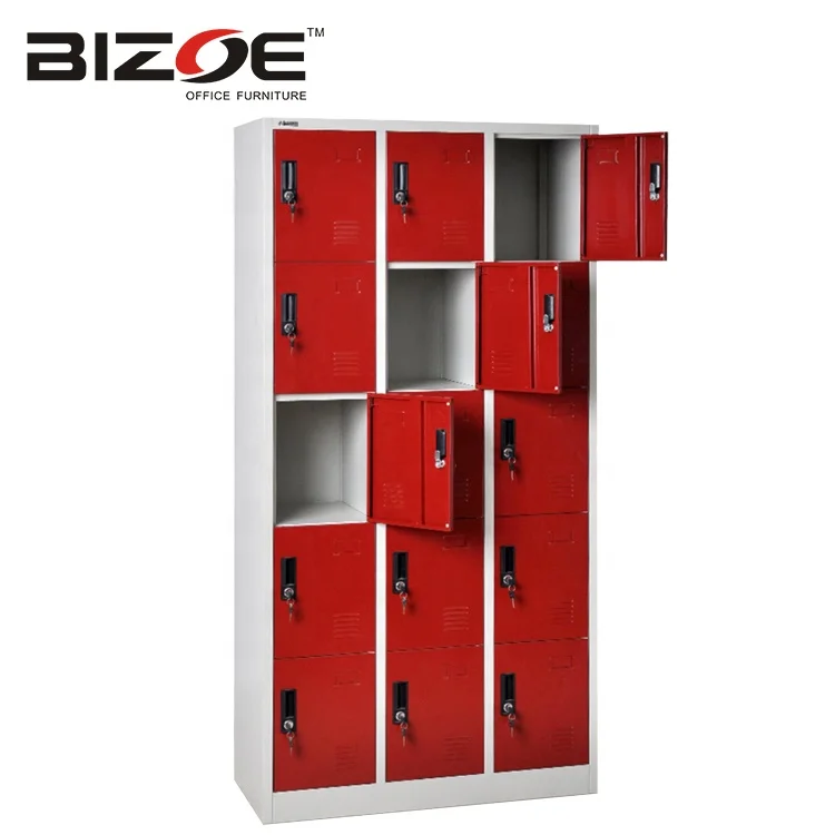 Competitive Price KD Used Metal Ski Lockers Staff Work Clothes Locker Office Furniture Automation Digital