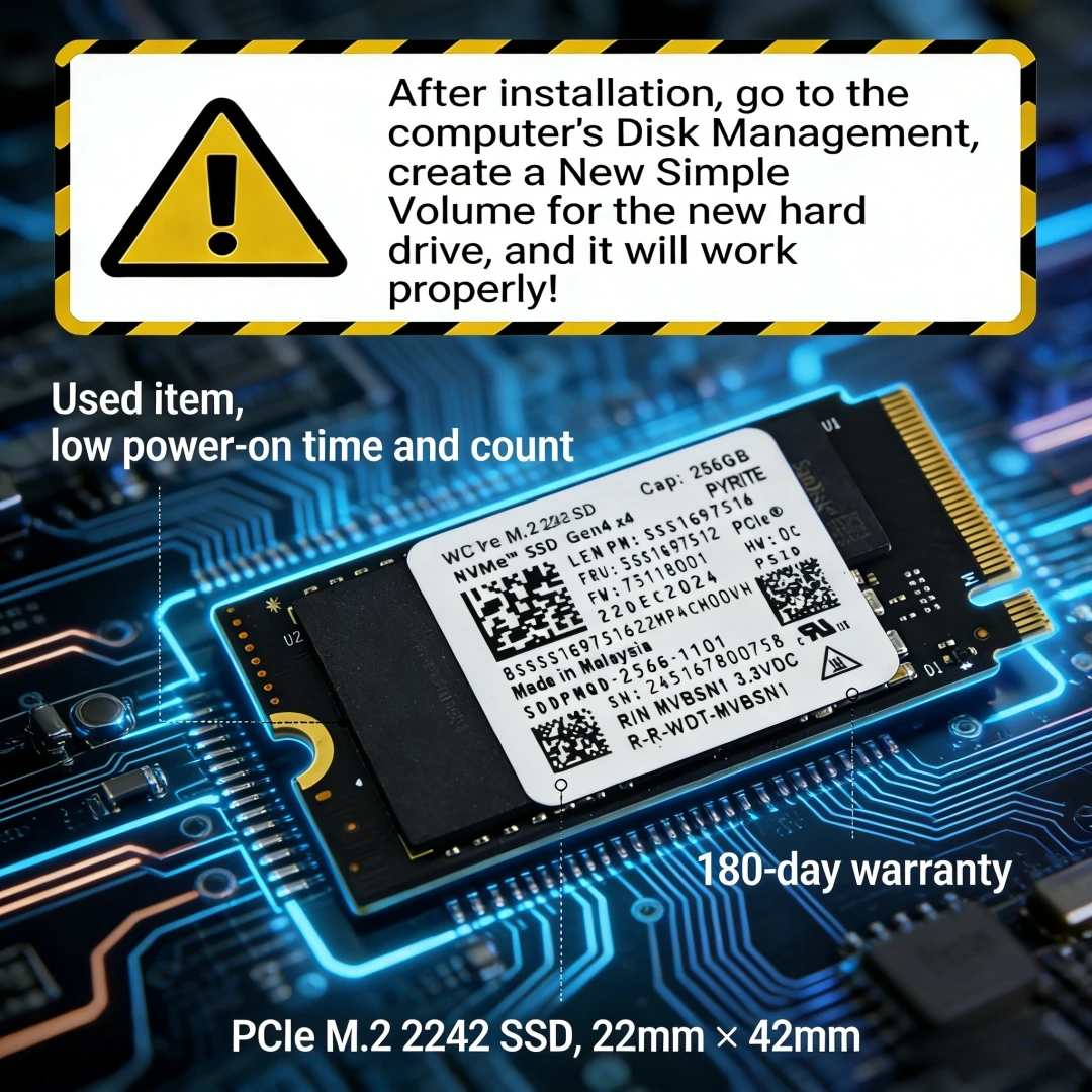 WD SN5000S 512GB & SN740 1TB 2TB NVMe PCIe 4.0x4 M.2 2230 SSD for